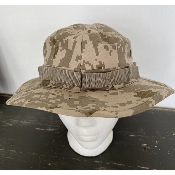 MIL-Type -J-44320 HAT SUN HOT WEATHER VENTED MILITARY TYPE II DESERT 7 3/4 - Picture 2 of 7